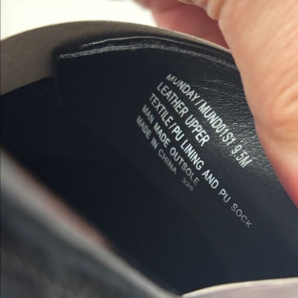 Steve Madden | Women’s Munday Black Patent Platform Loafer Pumps Block Heels 9.5 - Picture 8 of 9